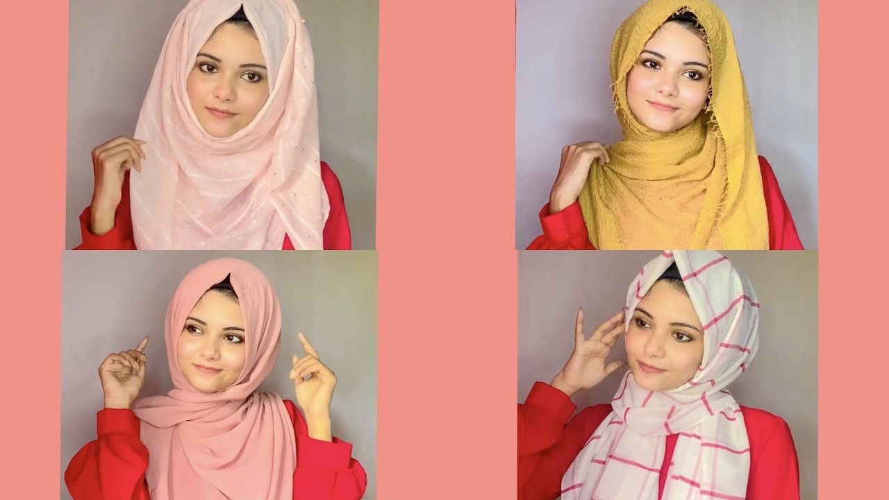 Daily wear 4 full coverage hijab styles hijab tutorials YouTube