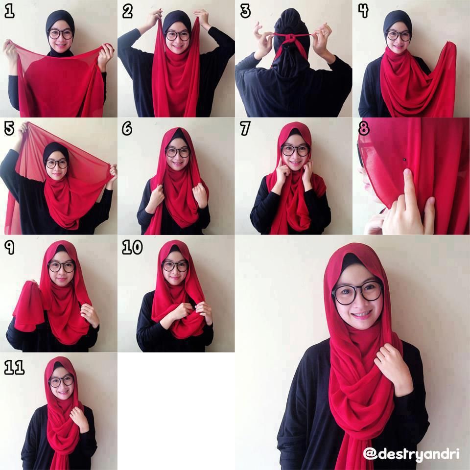 Chiffon Pashmina How to wear hijab Hijab style tutorial Hijab fashion