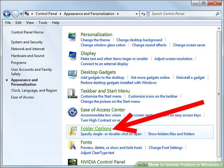 The Simplest Way to Unhide Folders in Windows 7 wikiHow