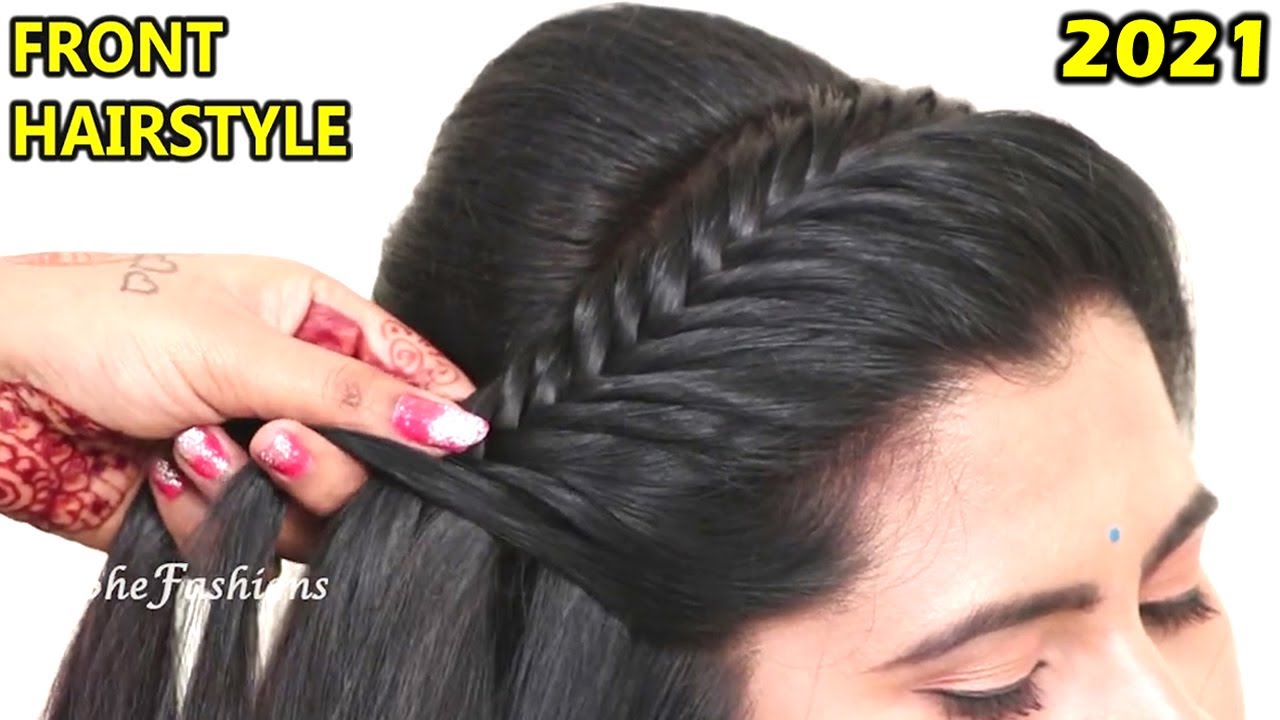 Most Beautiful Front Hairstyle for Girls Front hairstyle Wedding