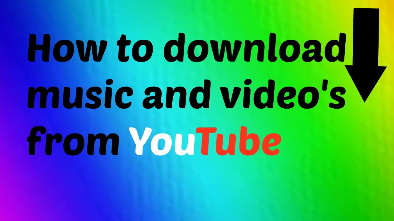 How to download videos and just audio from YT YouTube