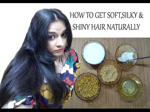 How to get SoftSilky Shiny Hair NaturallyHow to get thick hair