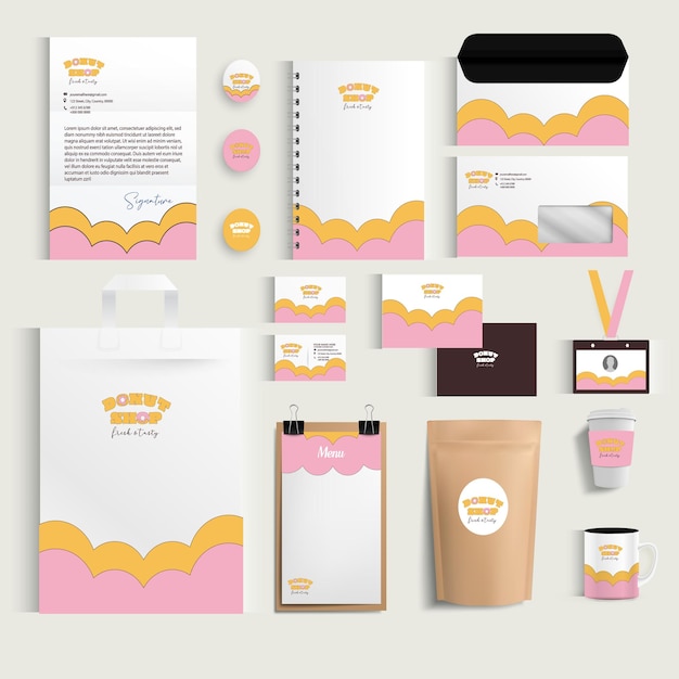 Premium Vector Corporate brand identity sets bird logo sketch vectors
