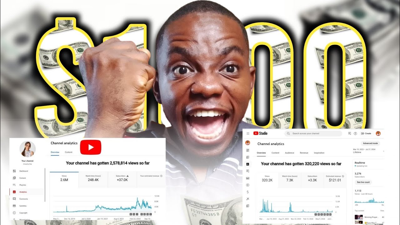 Revealing Youtubes Payment for 10K Views in 2024 YouTube