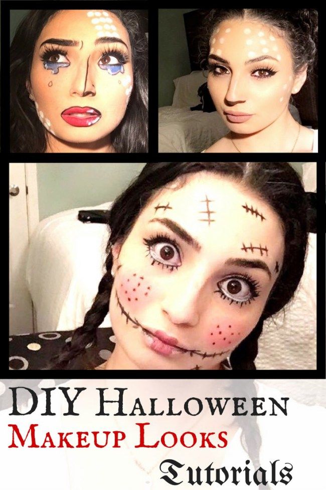 3 Quick Video Tutorials for Halloween Makeup Ideas Halloween makeup