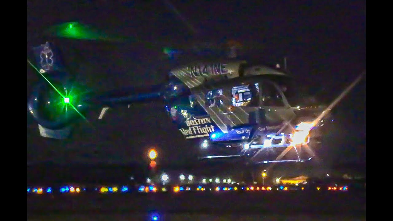 You like helicopters Routine Boston Medflight patient transfer out of
