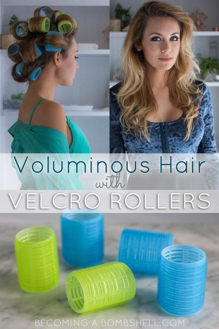 Hair Rollers Before And After Hair Rollers Velcro rollers