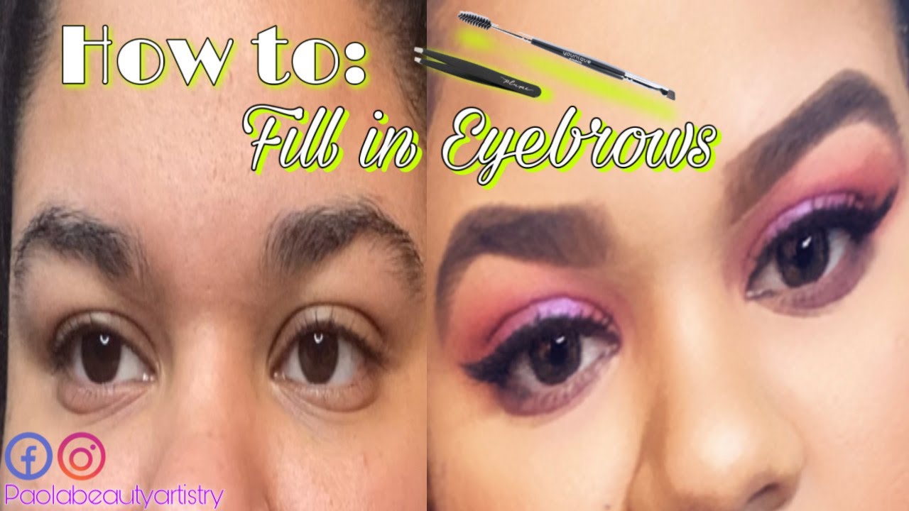 HOW TO SHAPE DO YOUR EYEBROWS AT HOME BEGINNER FRIENDLY YouTube