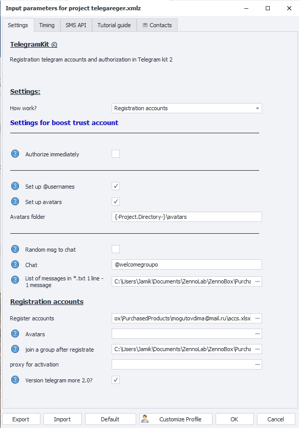 Tutorial Telegram Kit 1 installataion and auto registration accounts