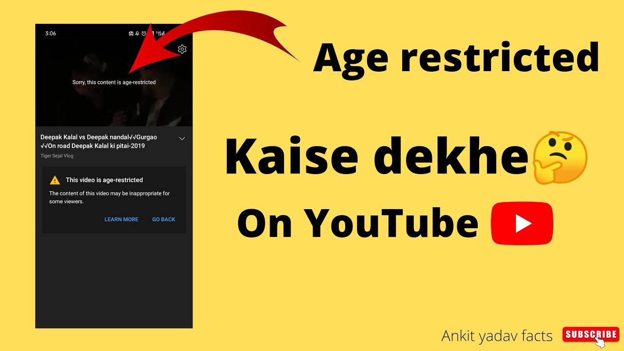 how to watch age restricted videos on YouTube YouTube