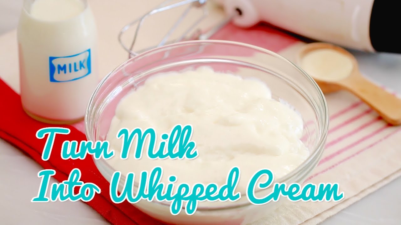 How to Turn Milk Into Whipped Cream Gemmas Bold Baking Basics Ep