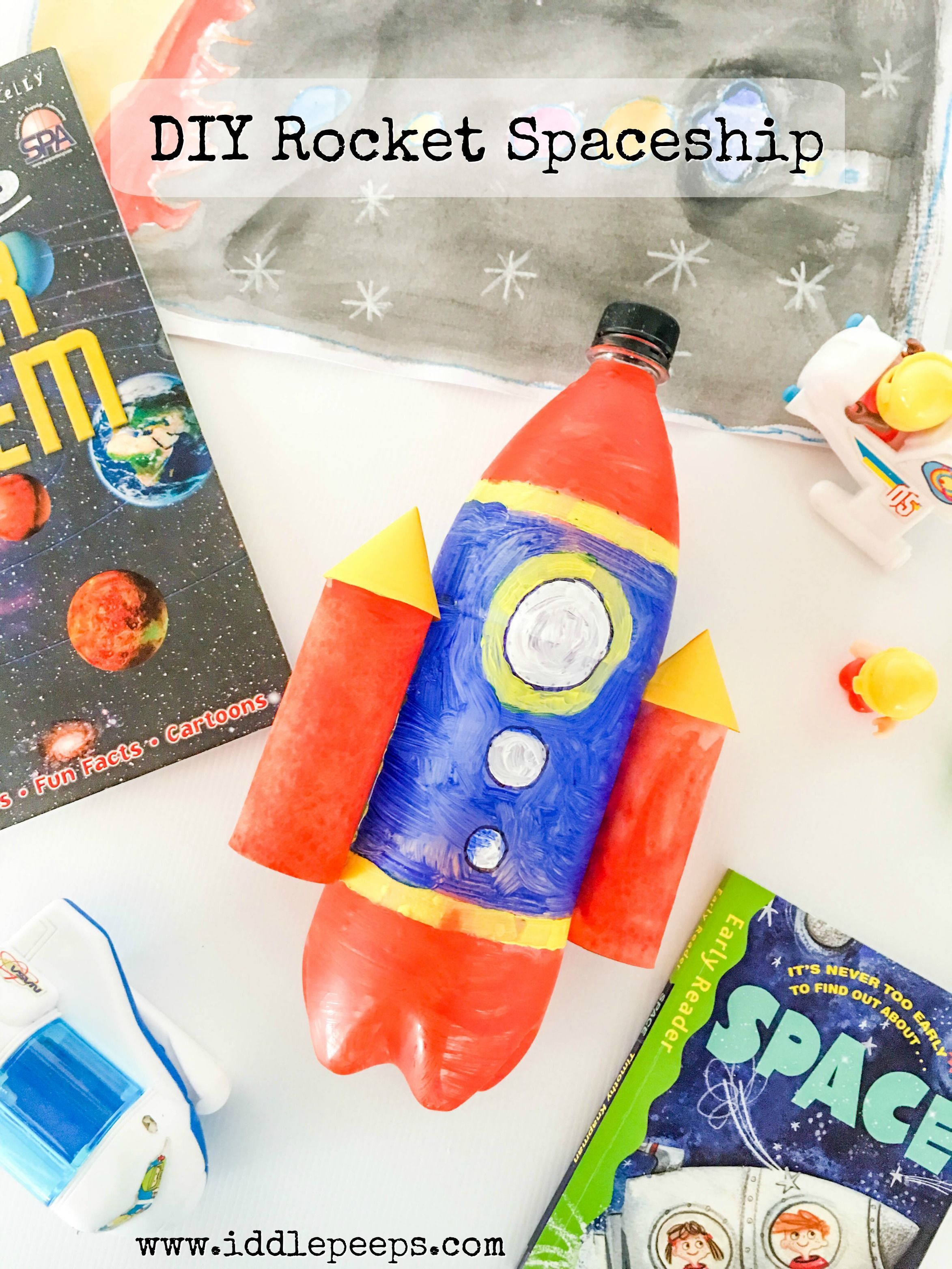 DIY Rocket Spaceship by Iddle Peeps  wwwiddlepeepscom fun and 