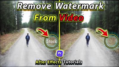 how to remove adobe stock watermark after effects
