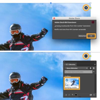 how to look into adobe stock from indesign