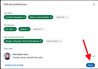 How to Change LinkedIn Open to Work: Updating Your Job Preferences on LinkedIn