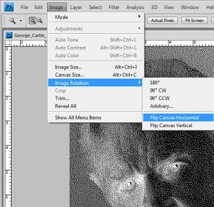 how do you print a reverse image