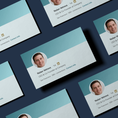 How to Professionally Add Your LinkedIn Profile to a Business Card