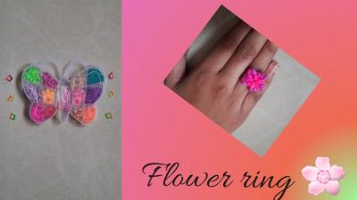 How to Make a Loom Band Flower Ring: Fun DIY Project on Dailymotion