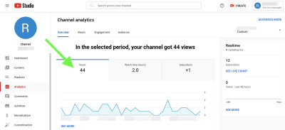 Do Your Own Views on YouTube Count? Explaining the Metrics
