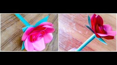 How to Make a Rose with a Pencil: Unique Craft Tutorial on Dailymotion