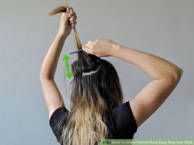 How to Make a French Knot Hairstyle on Dailymotion