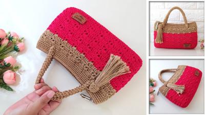 How to Make Crochet Handbags: DIY Craft Video on Dailymotion
