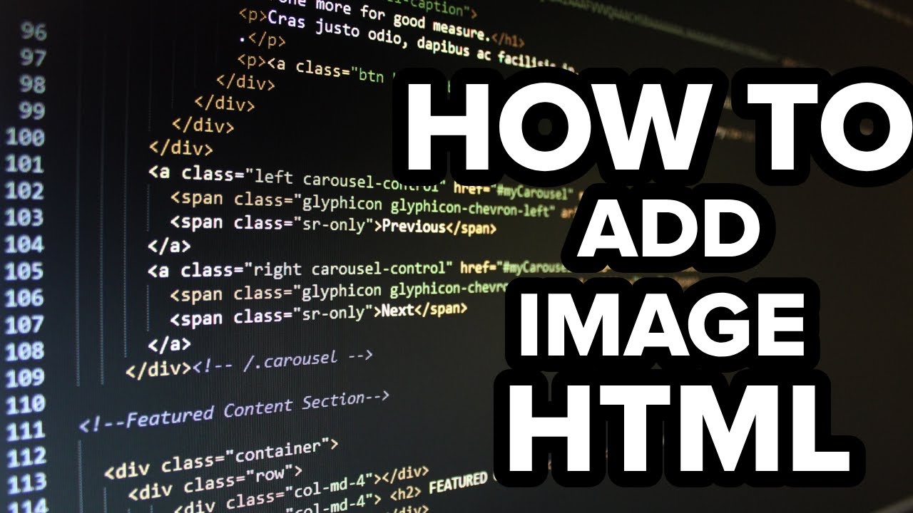 How to add Image in HTML Easy Tutorial YouTube