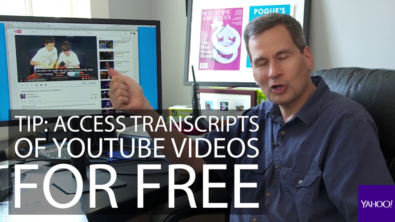 How to make YouTube transcripts YouTube