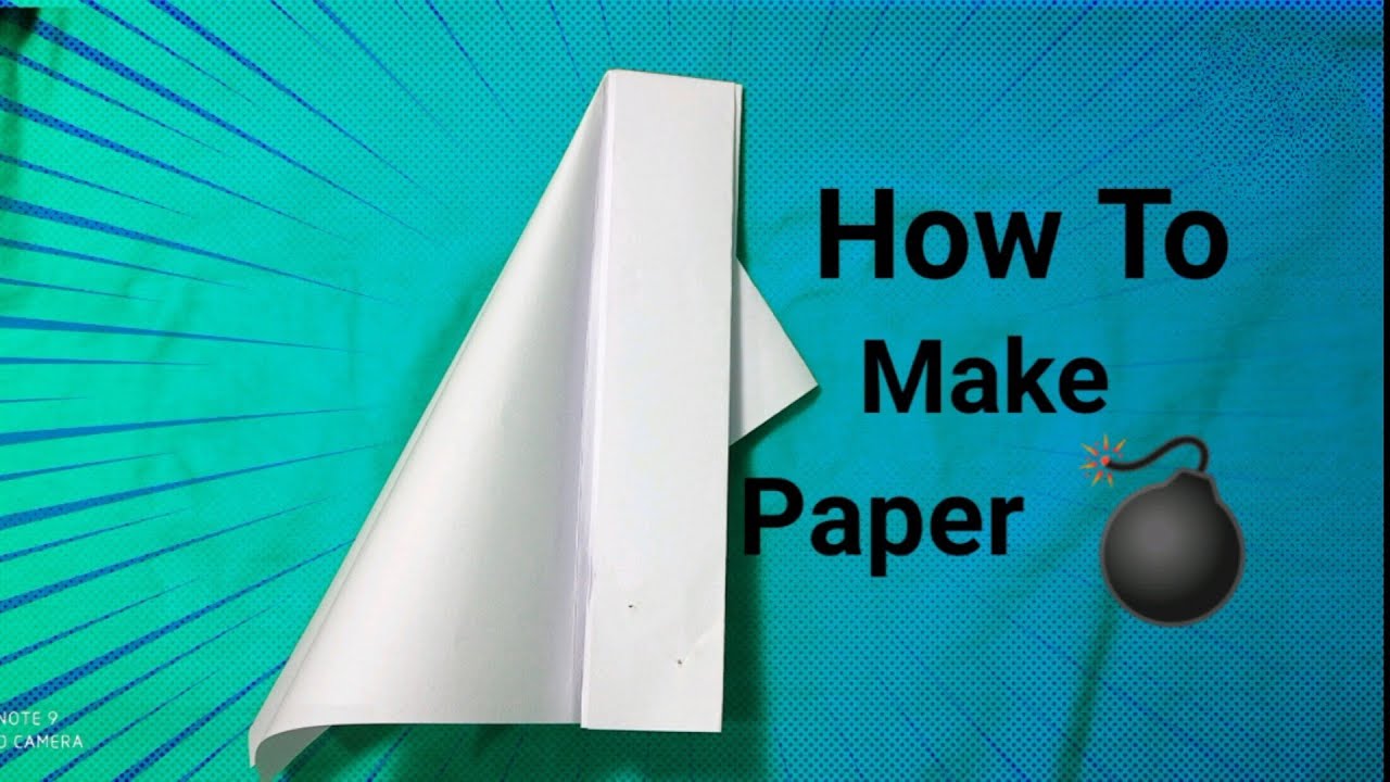 How to make a paper bomb YouTube