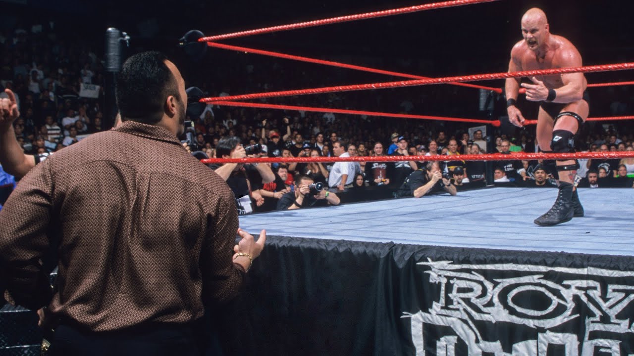 Stone Cold Steve Austin and Mr McMahon clash in the 1999 Royal