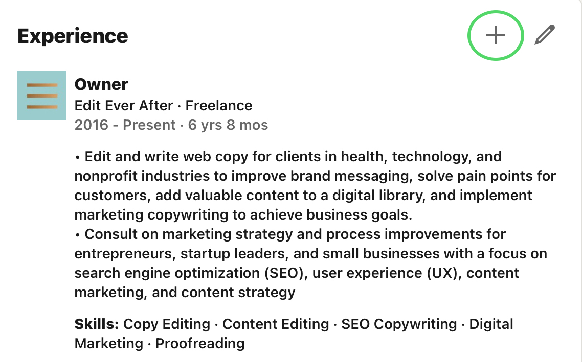 How to Add a Promotion on LinkedIn With Pictures Teal