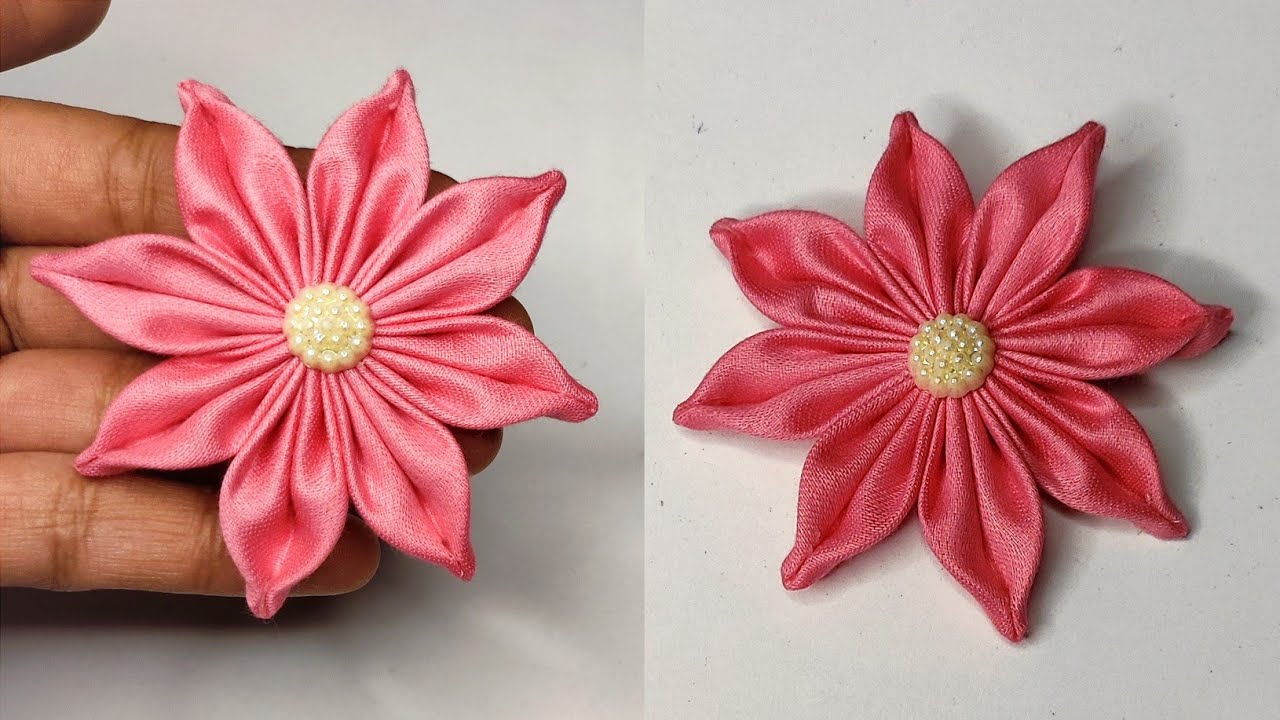 DIY Cloth Flower Making Ideas Amazing Fabric Flower Design Easy