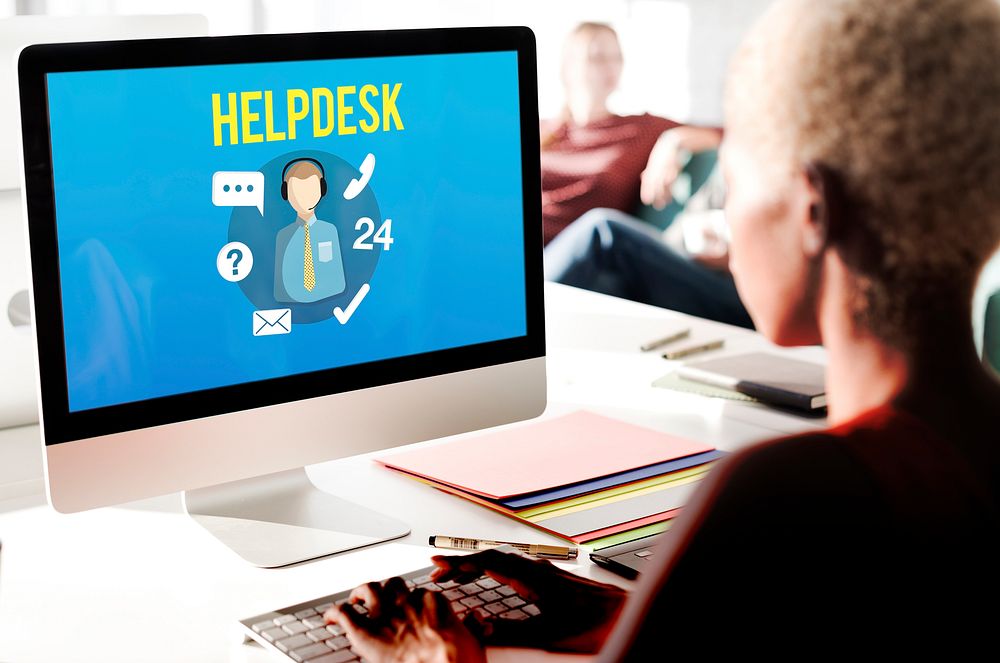 Helpdesk Customer Support Communication Enquiry Premium Photo rawpixel