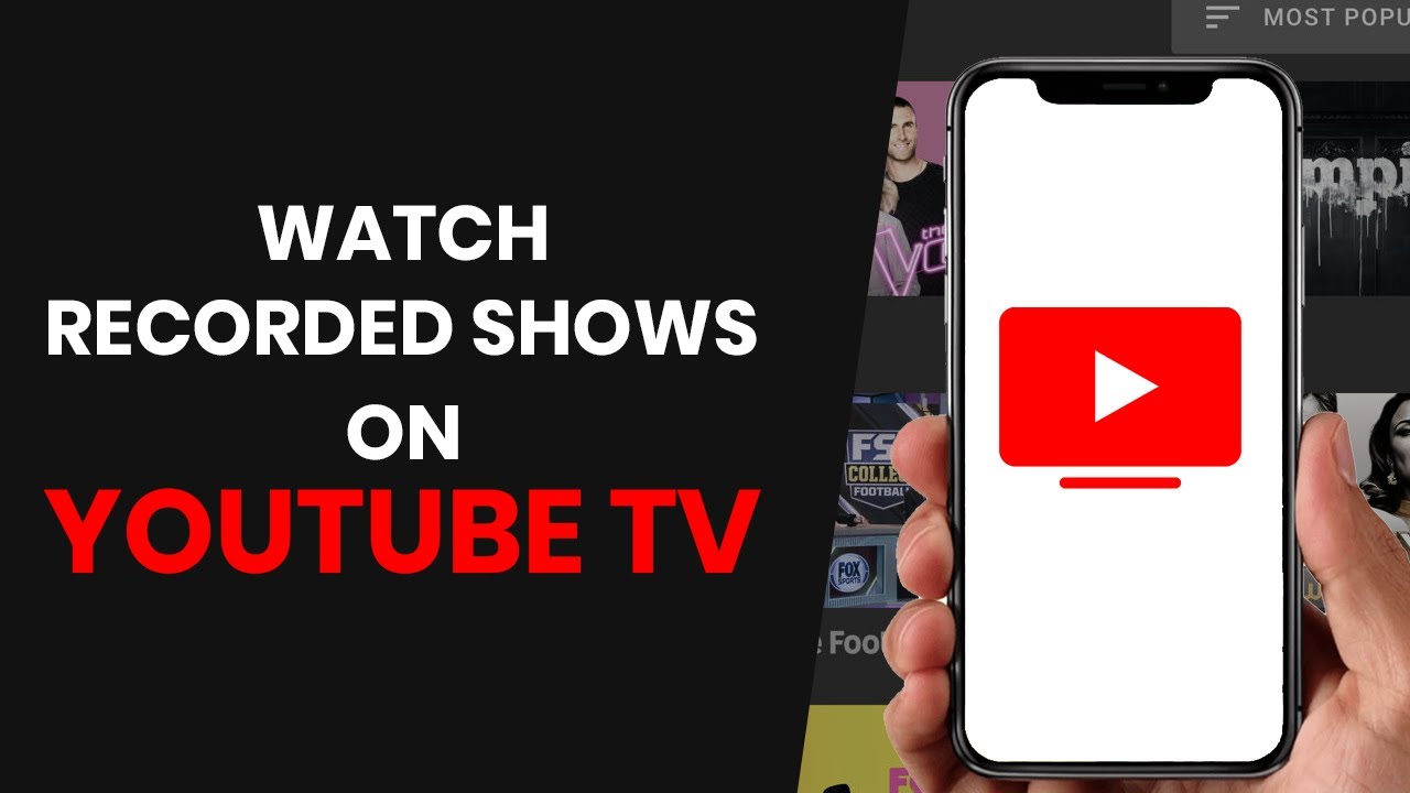 How to WATCH RECORDED SHOWS ON YOUTUBE TV FULL GUIDE YouTube