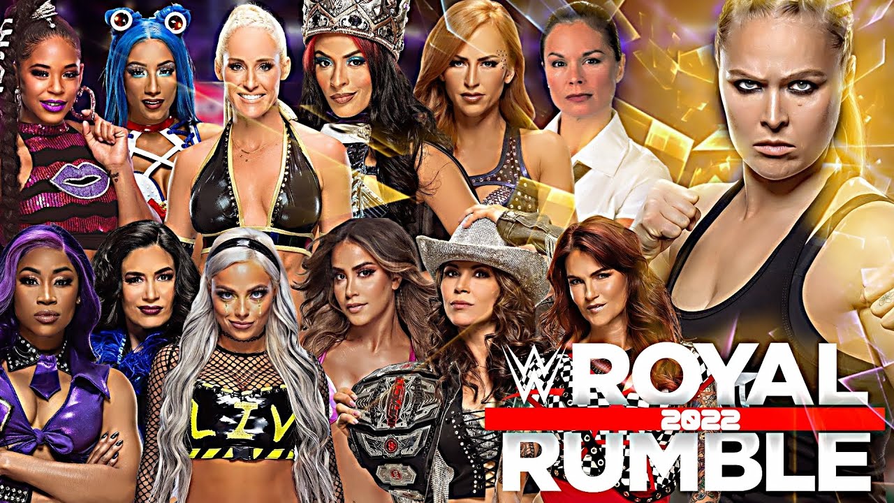 WWE Royal Rumble Womens Match 2022 Orden de entrada YouTube