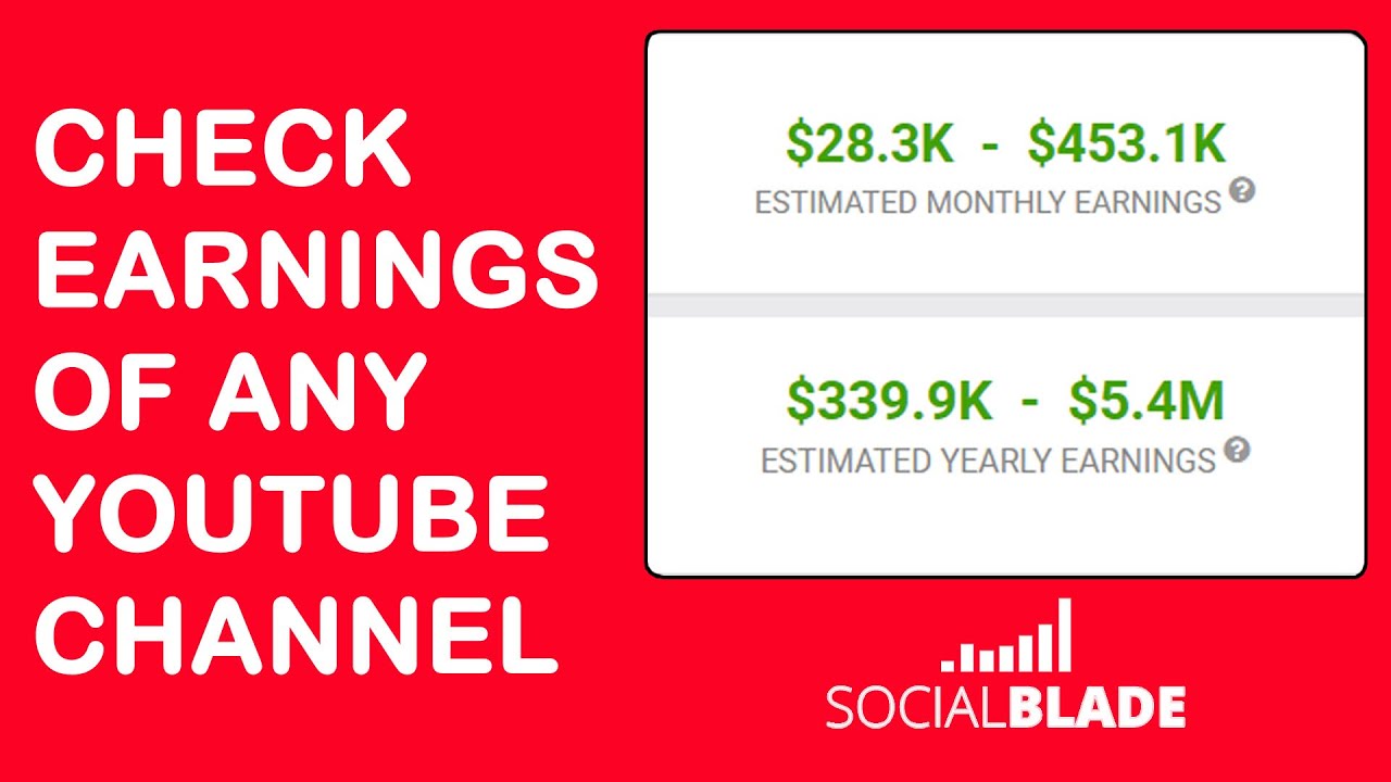 Check The Earnings Analytics of Any YouTube Channel YouTube
