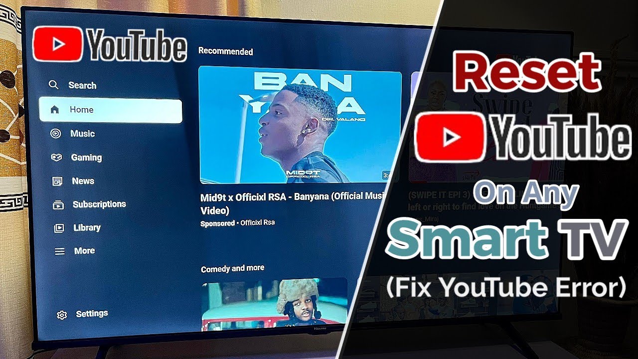 How to Reset Youtube on Smart TV Fix YouTube Issues YouTube