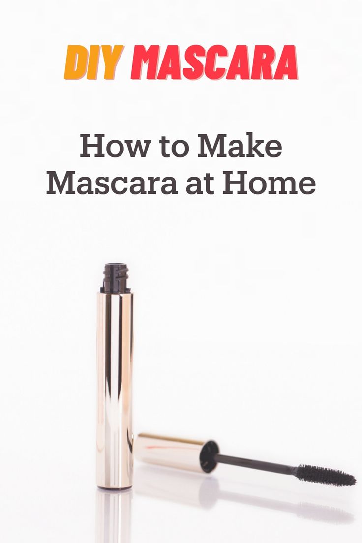 DIY Mascara How to Make Mascara at Home Womens Alphabet Diy