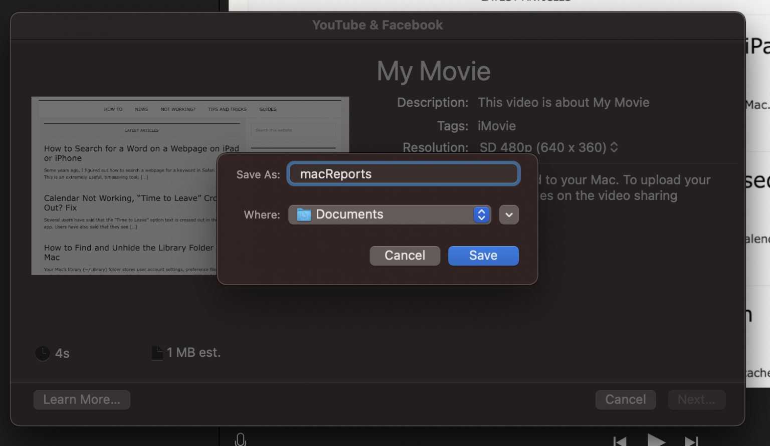 How to Upload iMovie Videos to YouTube macReports