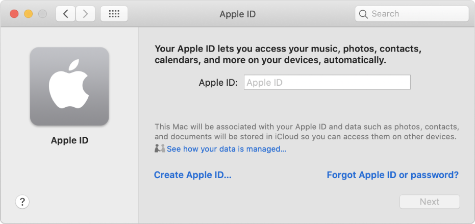 Create an Apple ID on Mac Apple Support