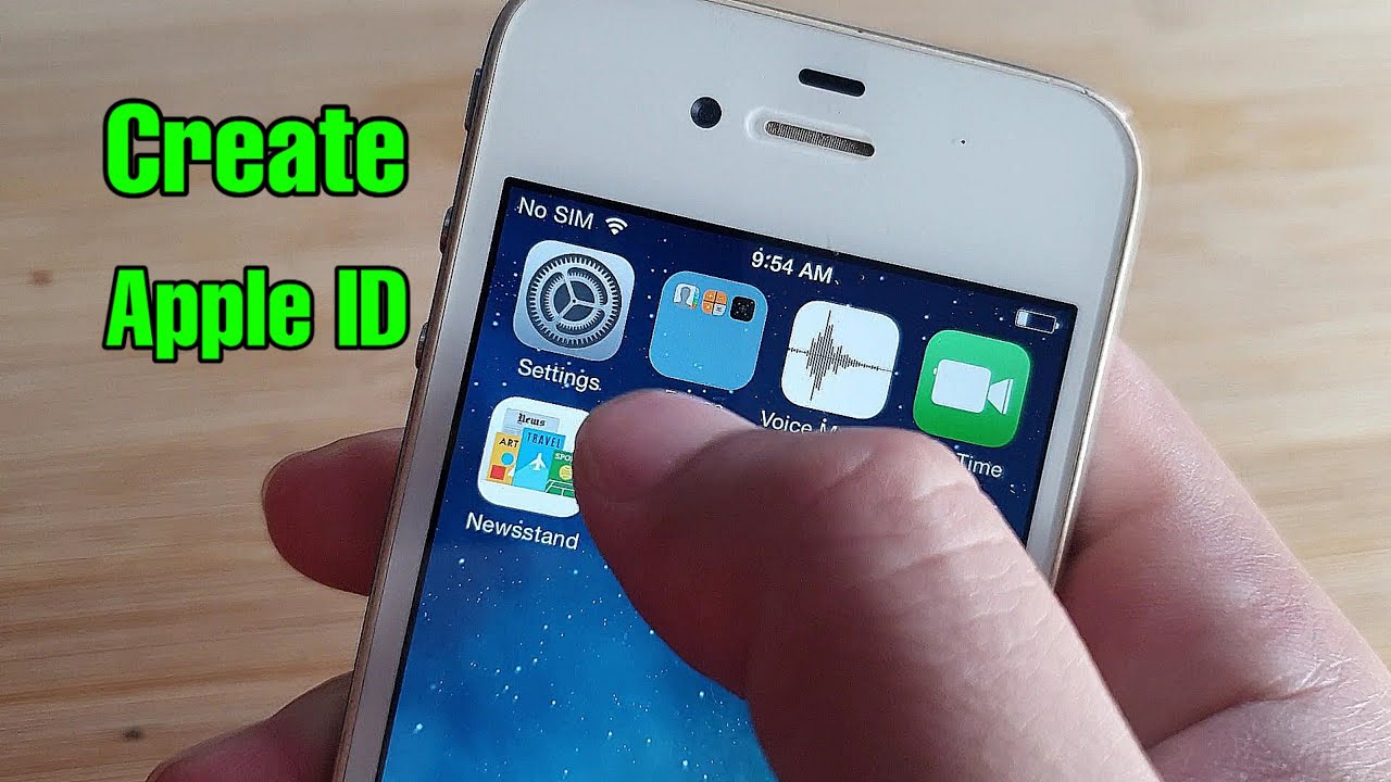 how to create apple ID on iPhone 4 in 2022 YouTube