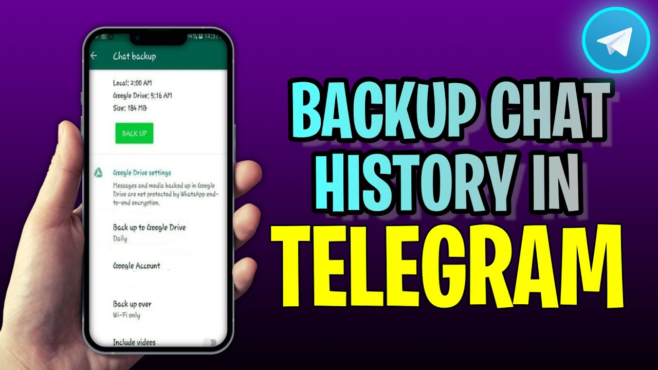 How To BACKUP Chat History In Telegram 2023 Update YouTube