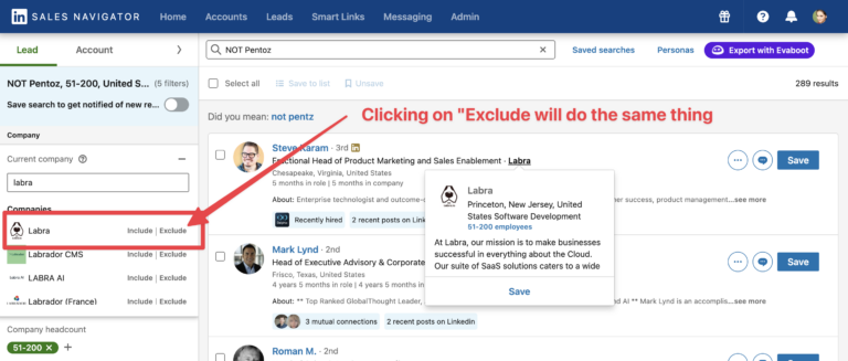 How To Exclude A Company From Linkedin Search 2025
