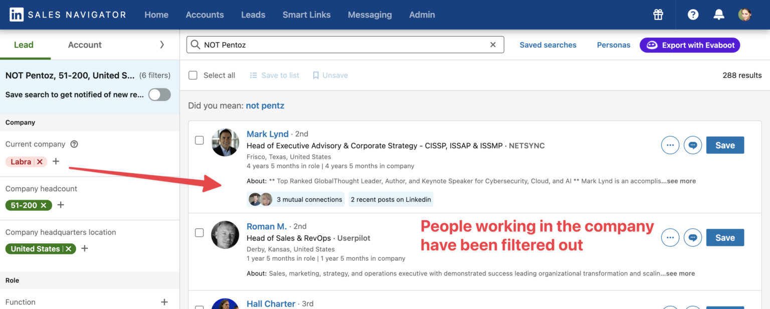 How To Exclude A Company From Linkedin Search 2025