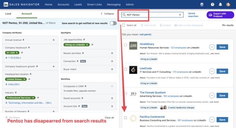How To Exclude A Company From Linkedin Search 2025