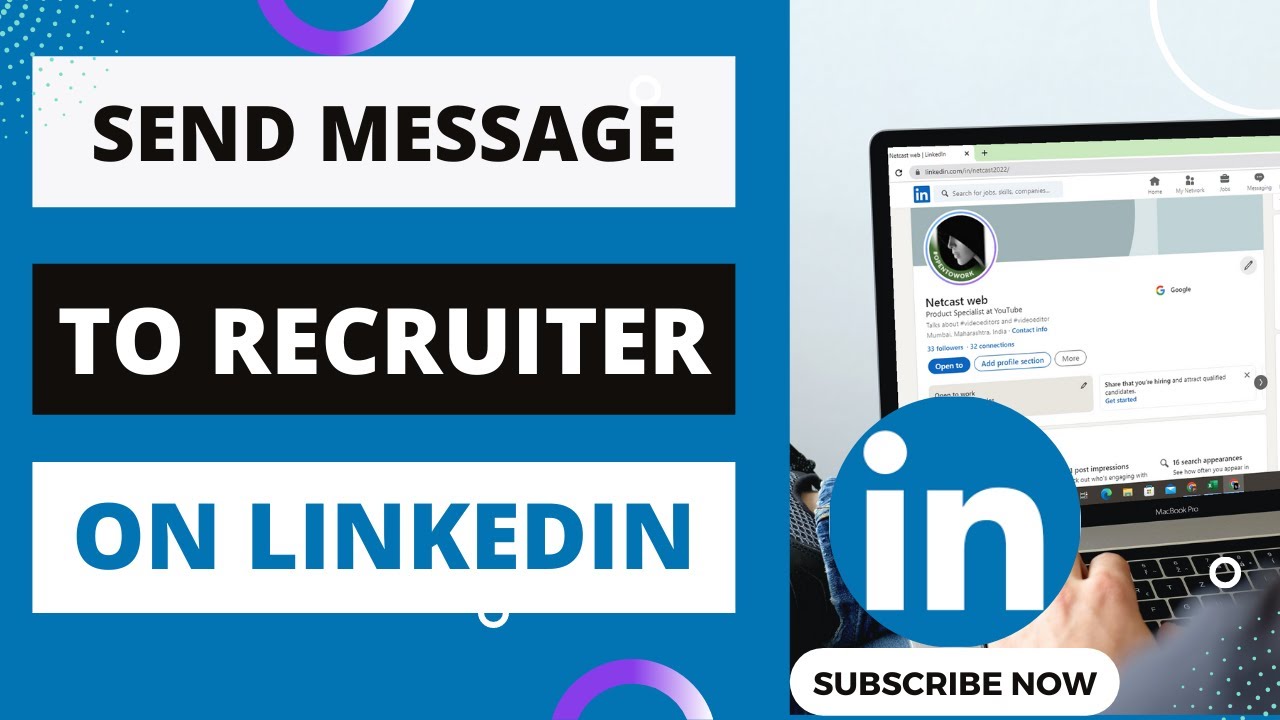 How to Send Message to Recruiter on Linkedin YouTube