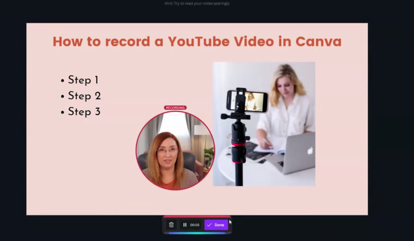 How To Record and Edit Your YouTube Videos in Canva Ivory Mix
