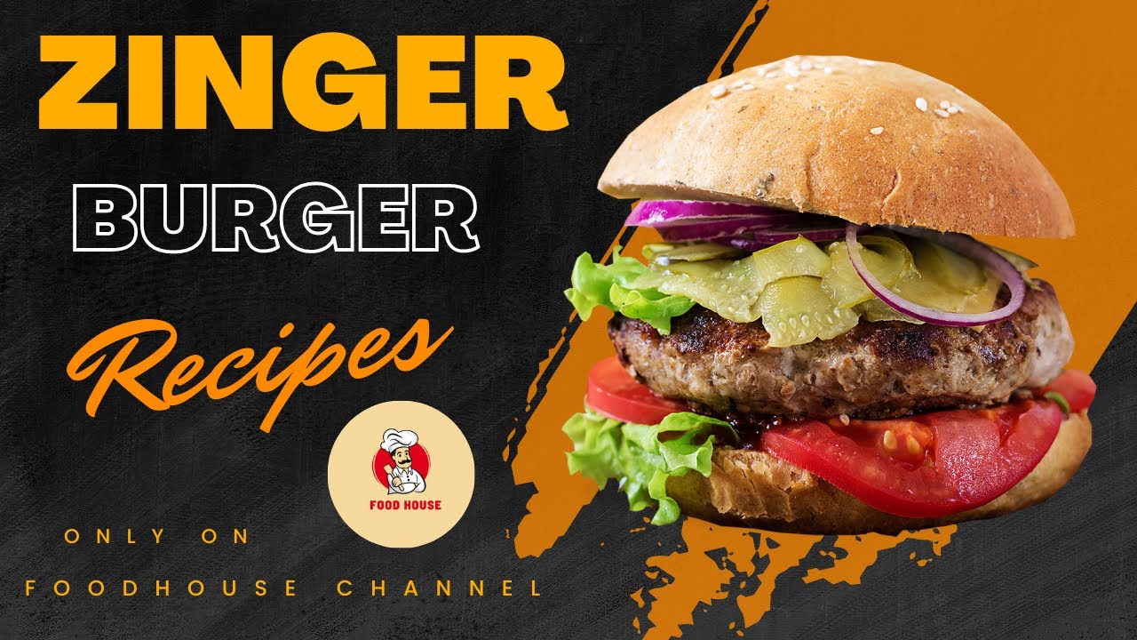 How_To_Make_Zinger_BurgerHow_To_Cook_Zinger_Burger_At_Home YouTube