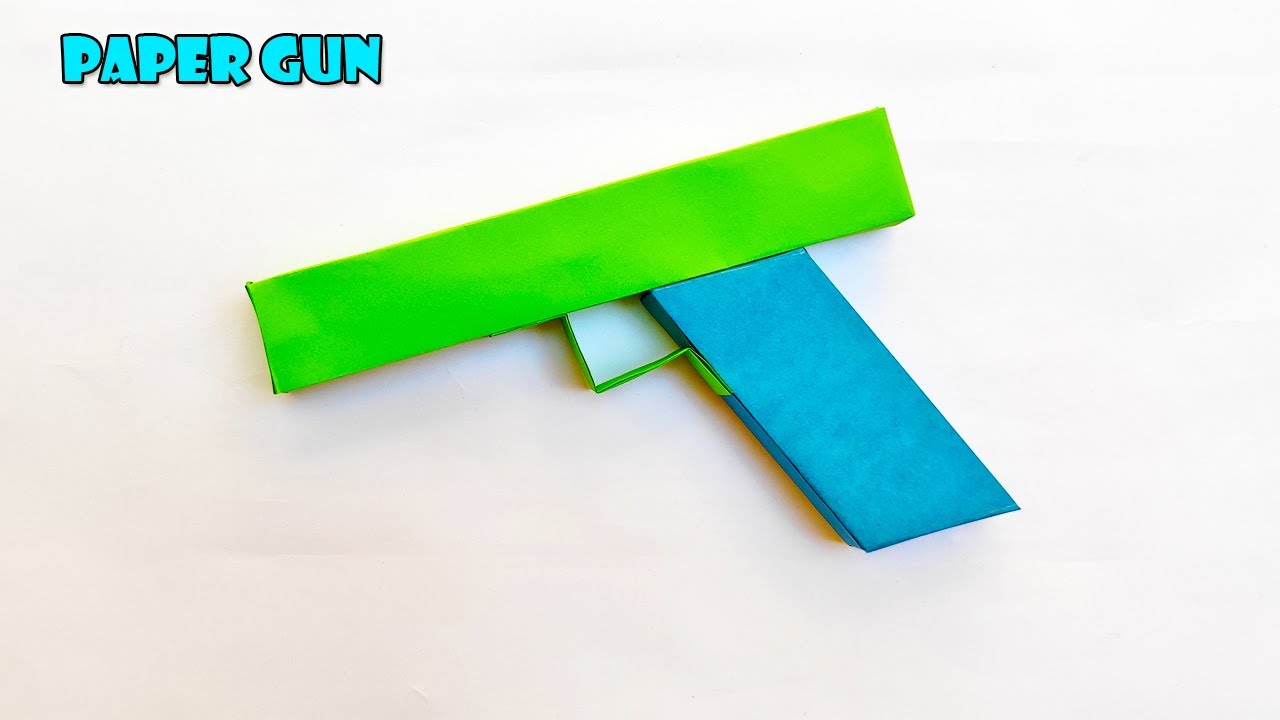 how to make paper gun How to make a paper gun easy and fast paper
