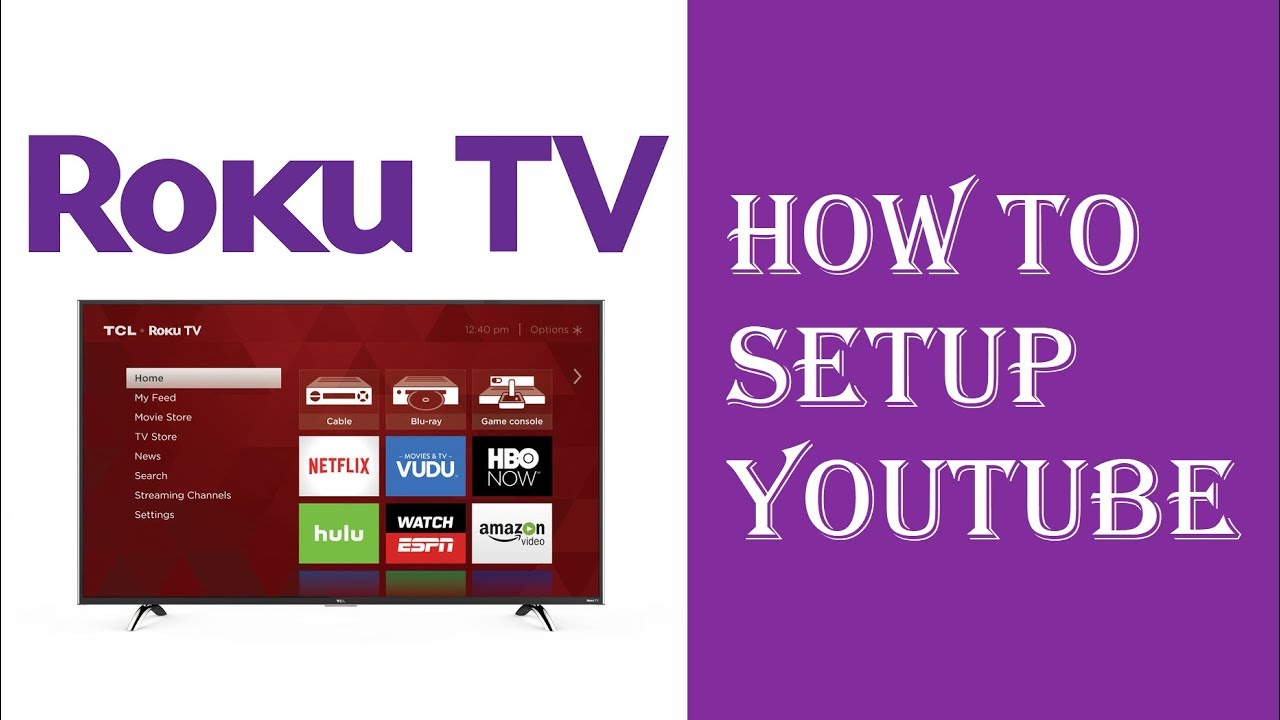 How to Setup Youtube on Roku TV Tutorial Guide Instructions Roku TV